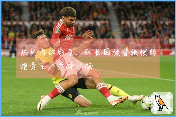 热刺内部纷争：队长因被替换愤怒指责主帅并摔水瓶
